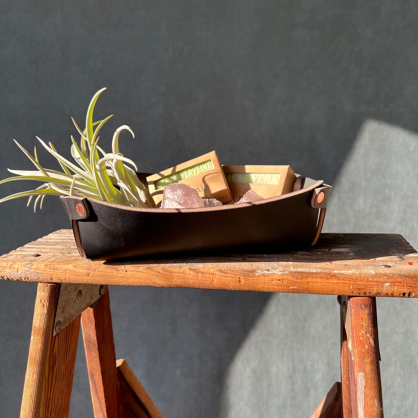 Hand Made Leather Catchall
