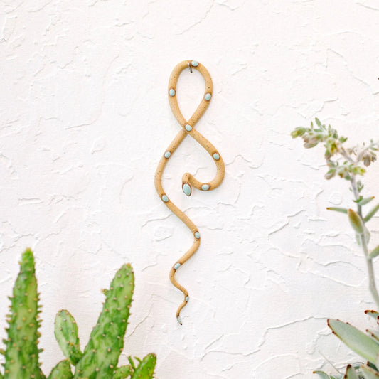 Medium Hanging Ceramic Snake
