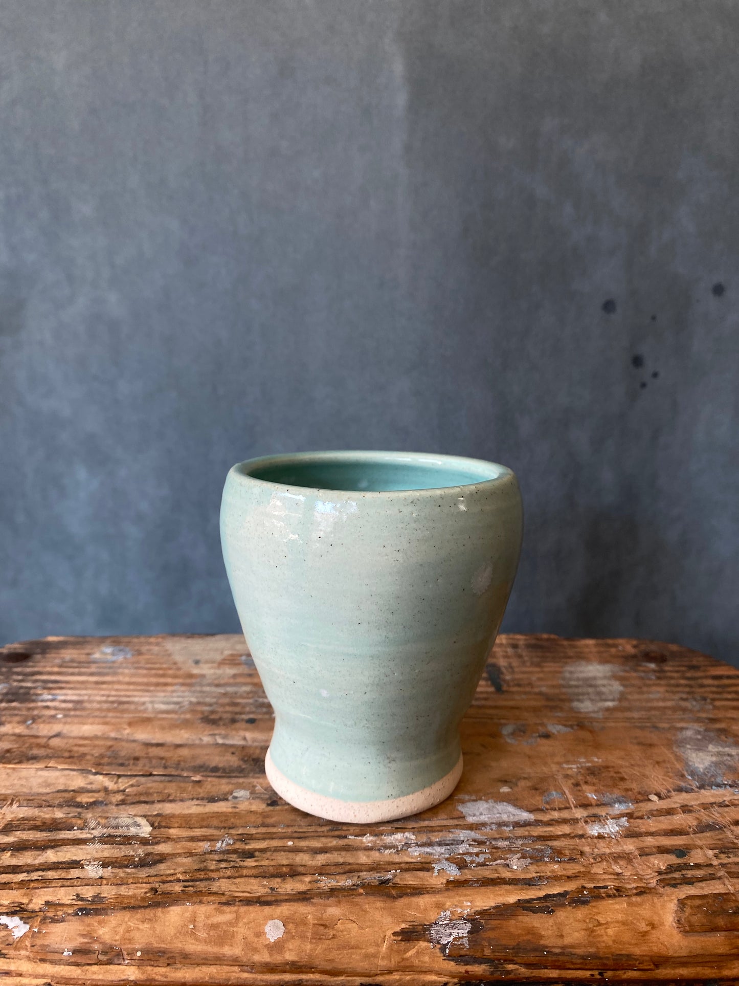 Short Bud Vase Lamb Pottery