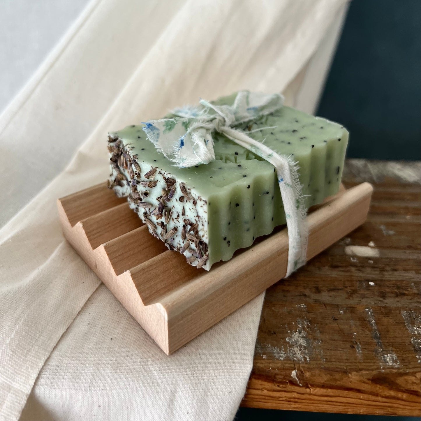 Blue Tansy and Raw Honey Tallow Soap Bar