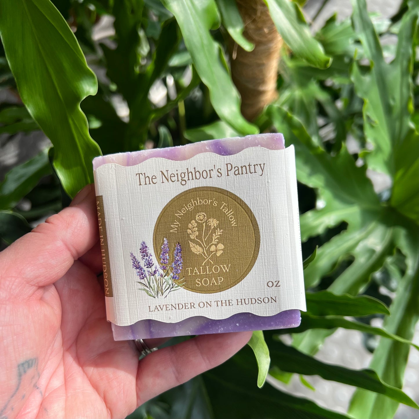 Lavender Tallow Soap Bar