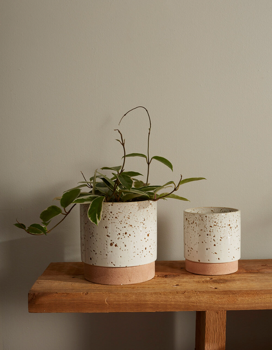 Speckled Two Tone Planter