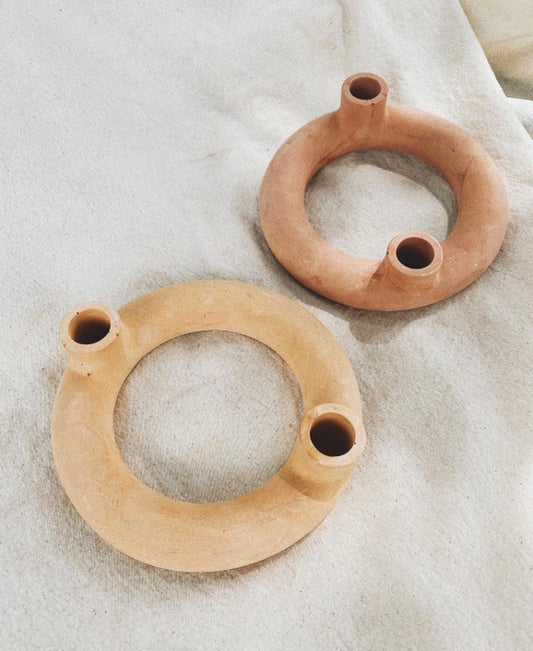 Full Moon Candle Holder