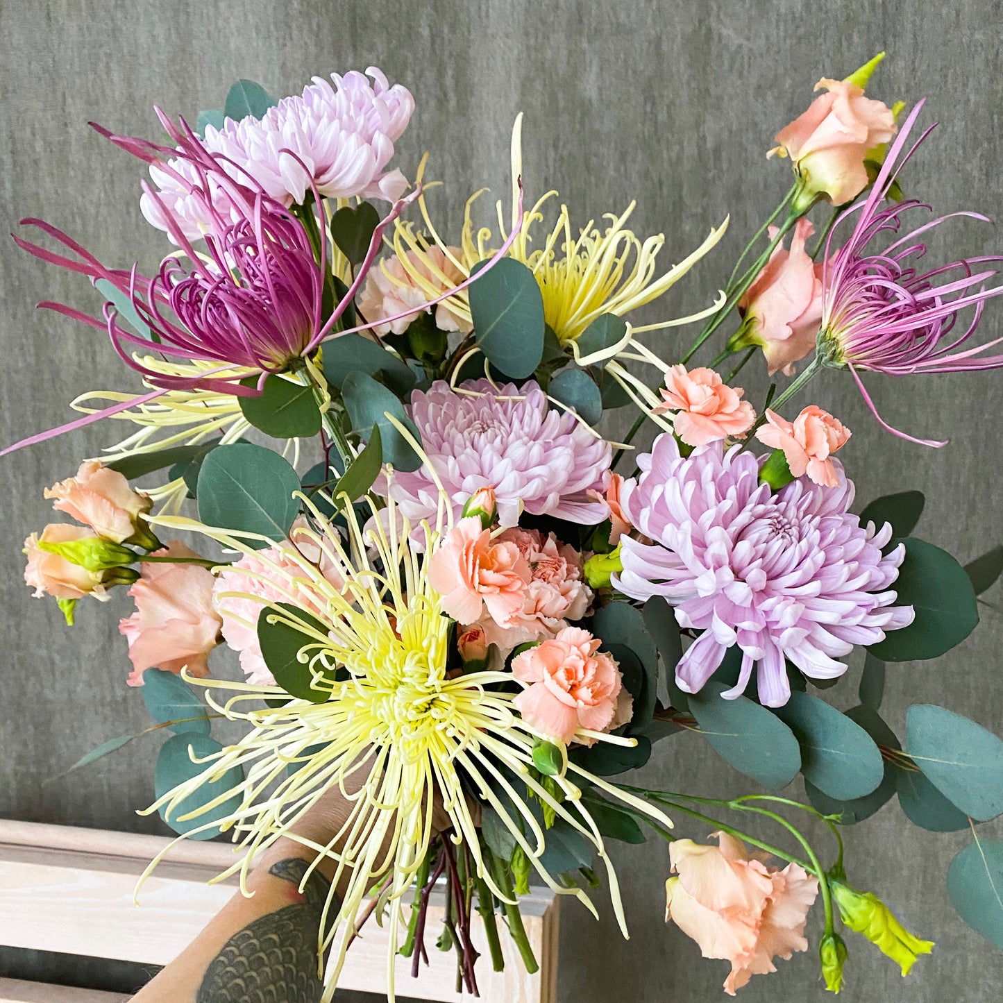 Hand tied $50 bouquet