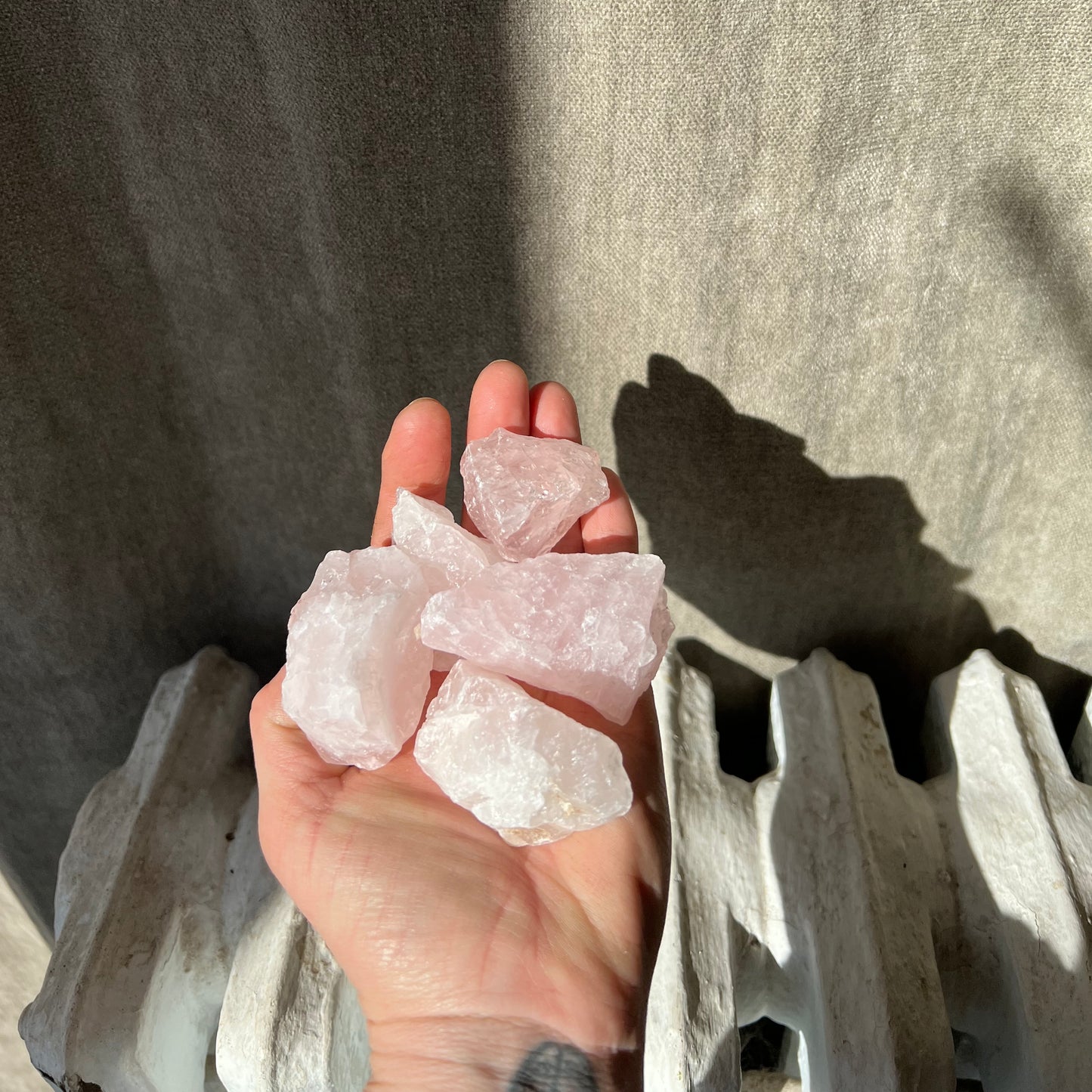 Natural Rose Quartz Pieces