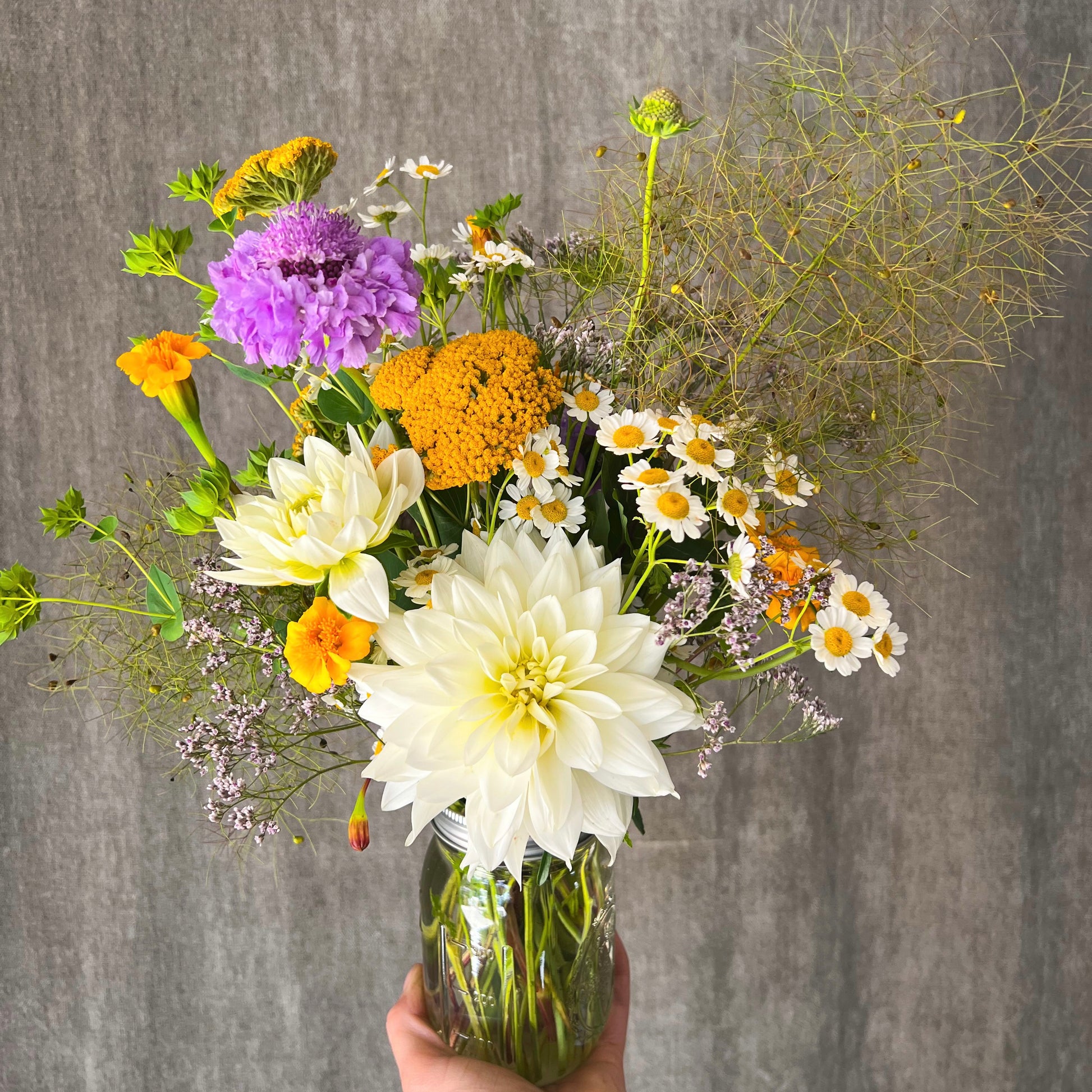 Mason jar $50 arrangement