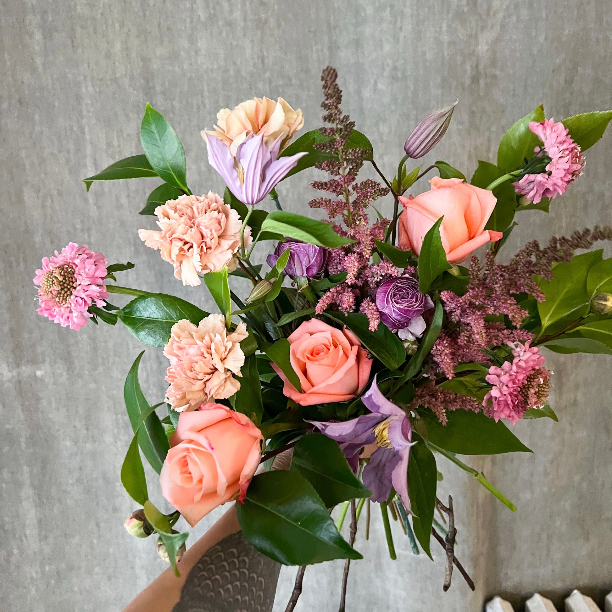 Hand tied $50 bouquet