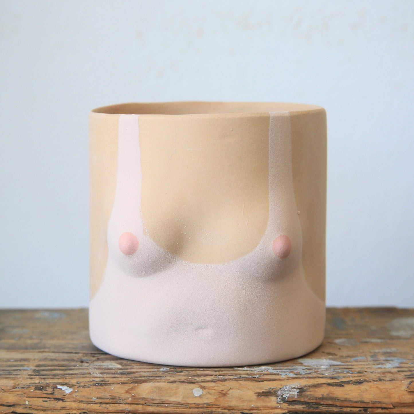 Painted Swimsuit Pot