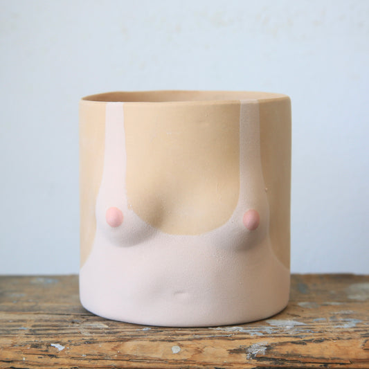 Painted Swimsuit Pot