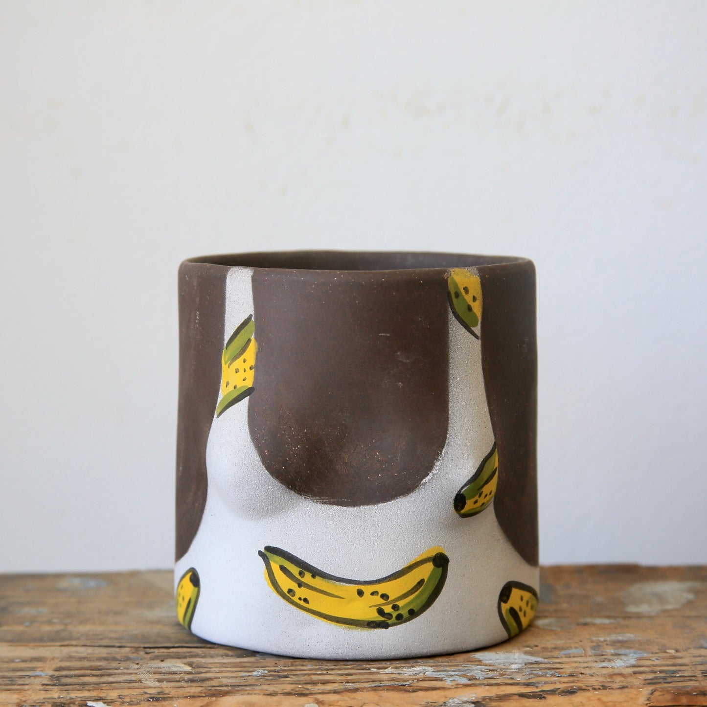 Painted Swimsuit Pot