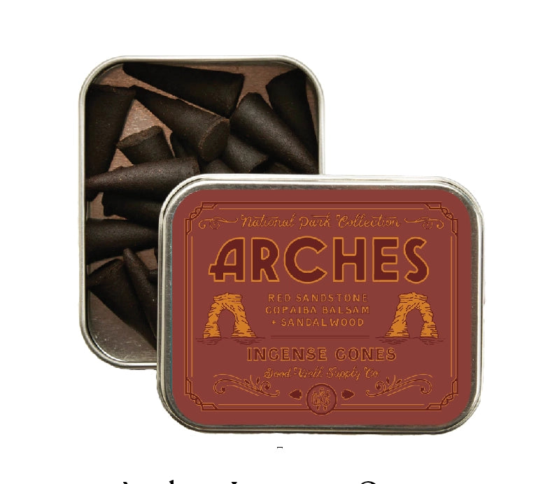 Incense Cones in Tin
