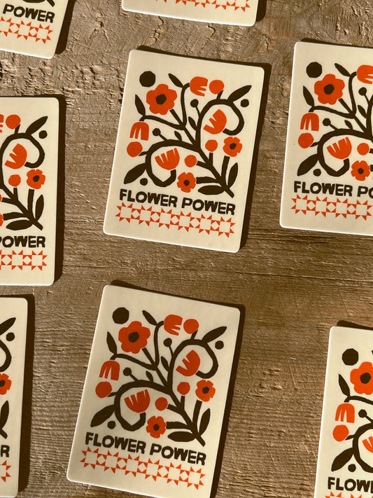 Flower Power Sticker