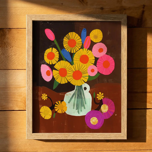 Pink Bouquet 8x10 Print