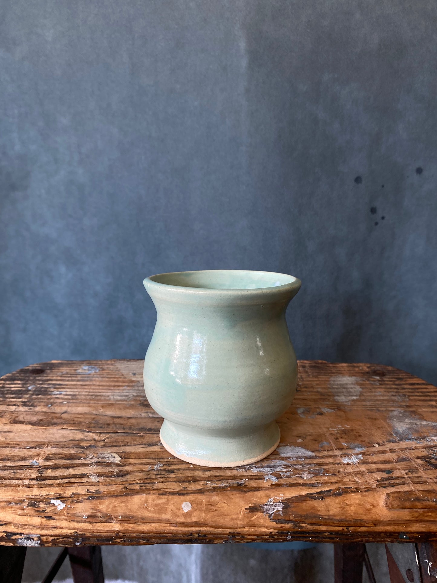 Short Bud Vase Lamb Pottery