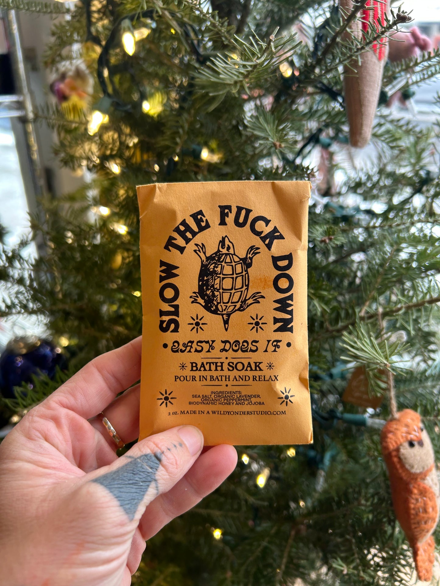 Wild Honey Botanicals Gem & Honey Bath Salt Packet