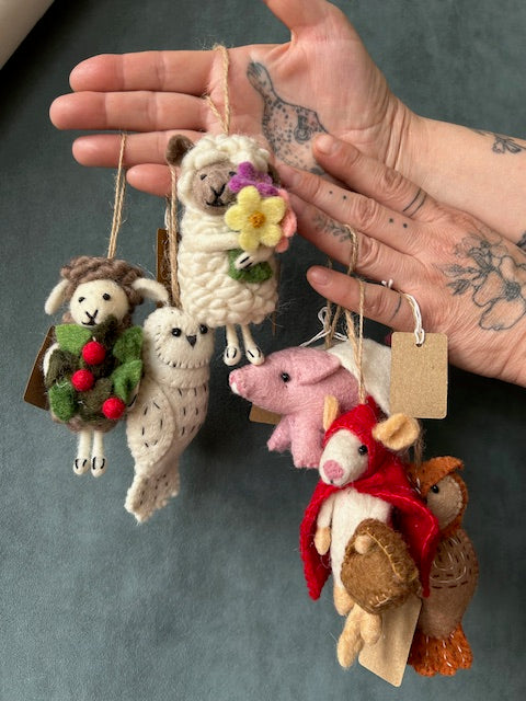 Ganapati Felt Ornament's