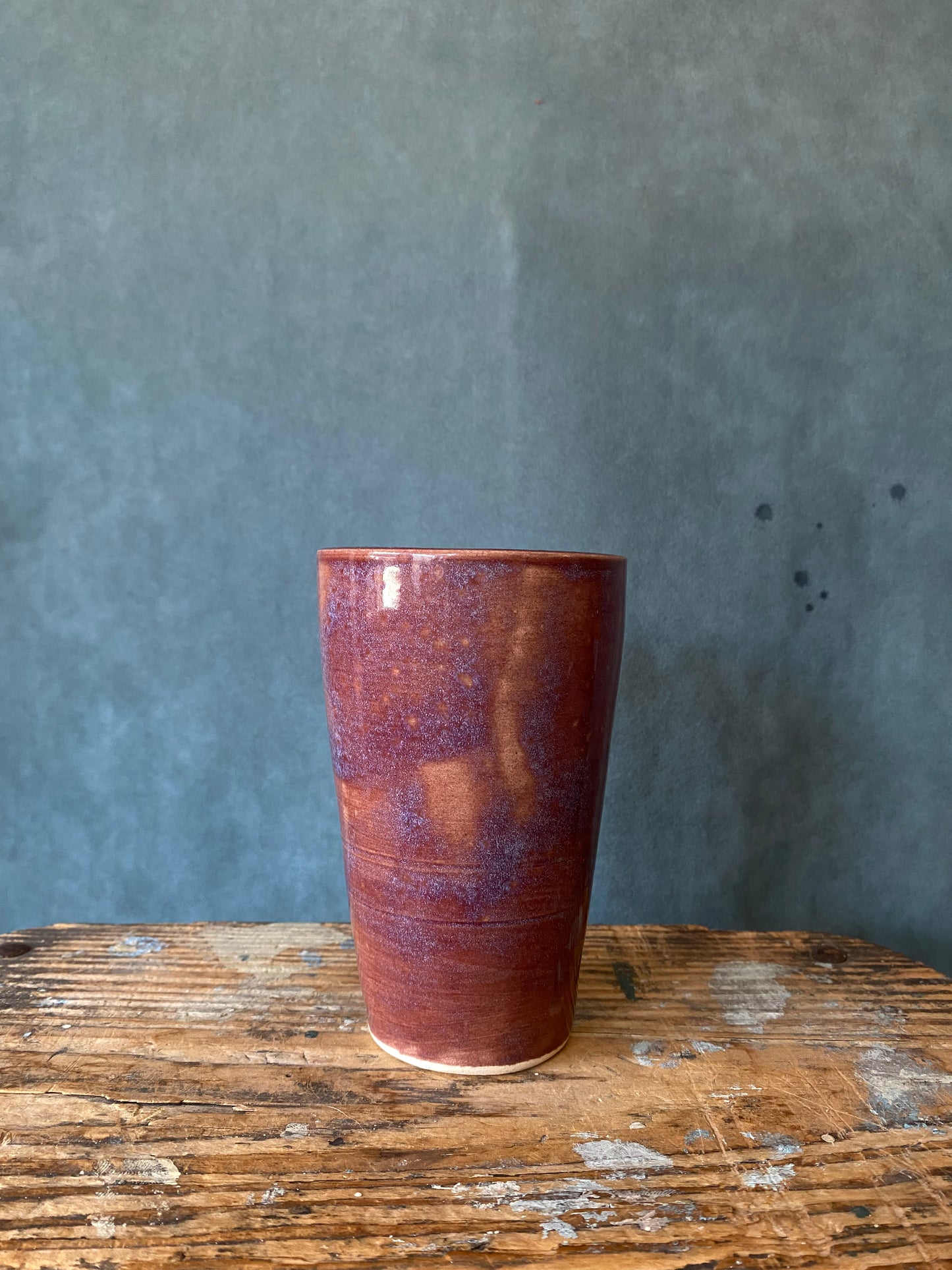Tall Bud Vase Lamb Pottery