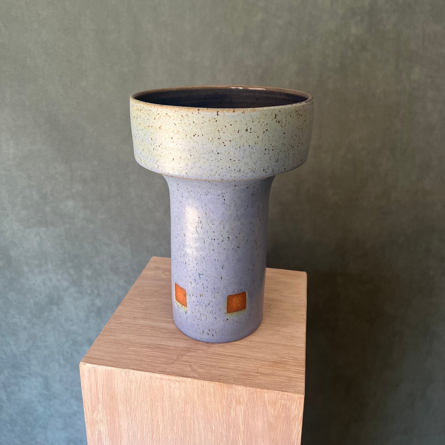 Large Flared Vase by Ross Kunze
