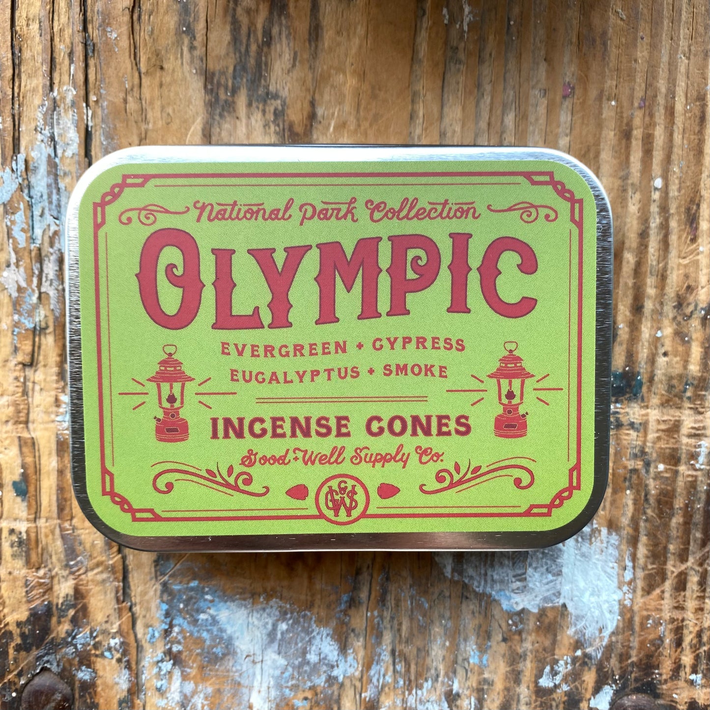Incense Cones in Tin