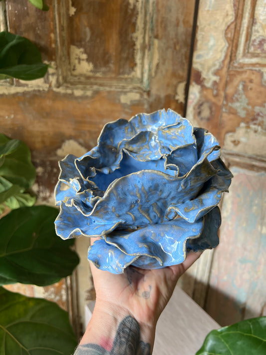 Cabbage Vase Lamb Pottery