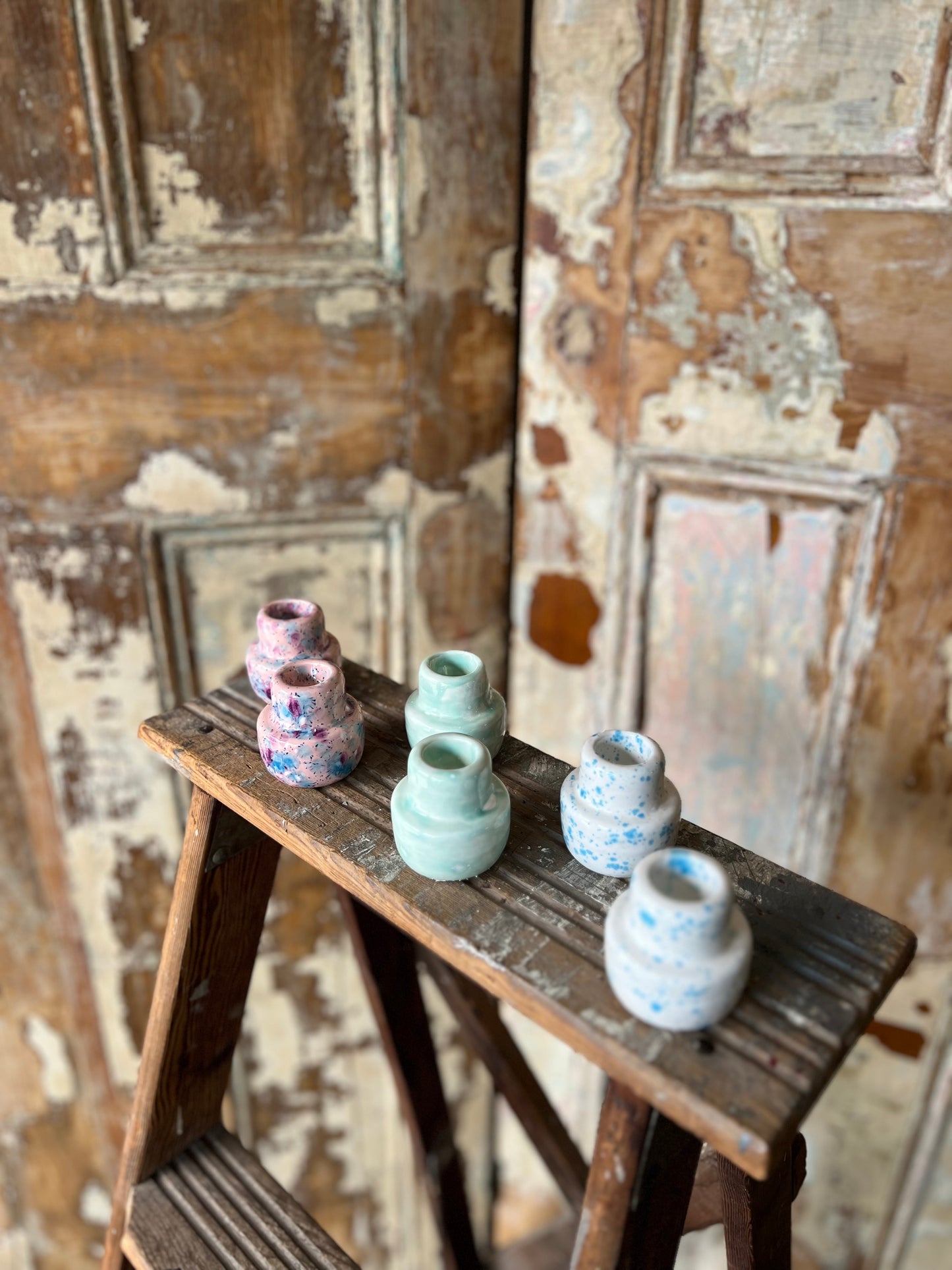 Candle Stick Holdersl by Grace Knight