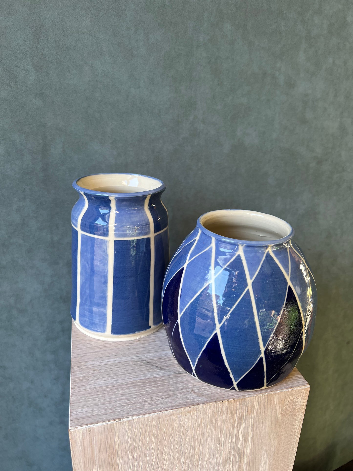 Geometric Vases by Holly Curtis