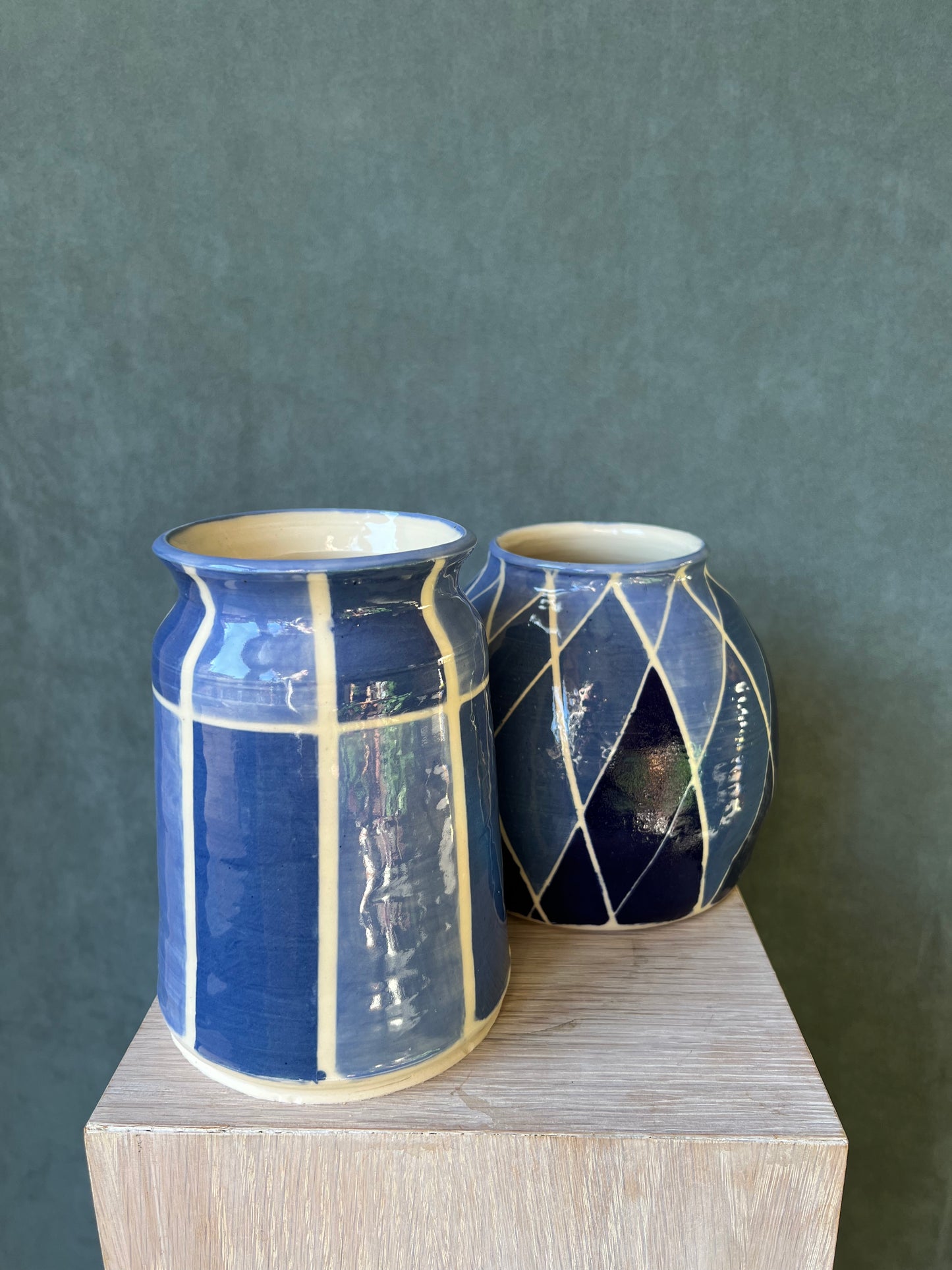 Geometric Vases by Holly Curtis