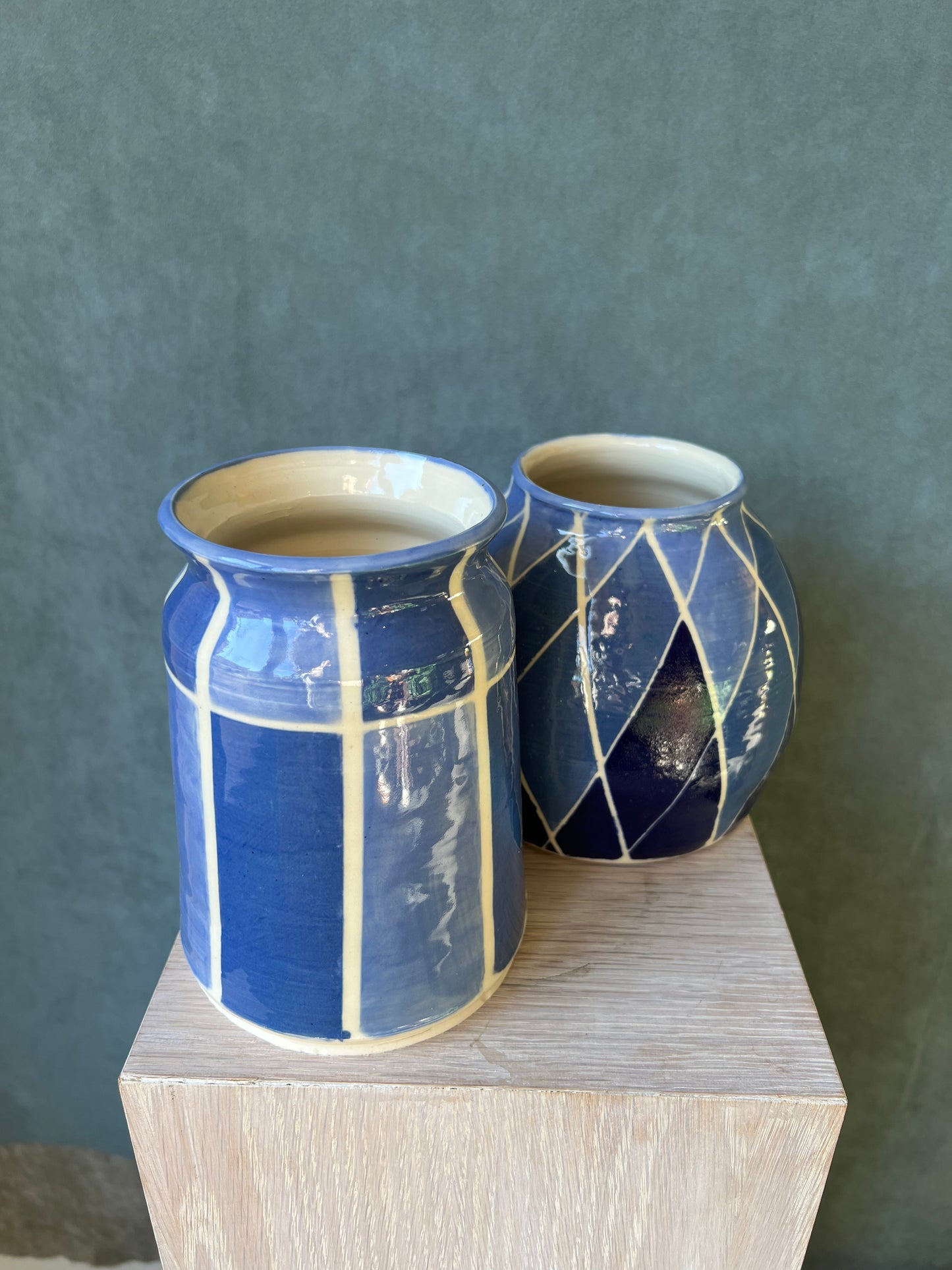 Geometric Vases by Holly Curtis
