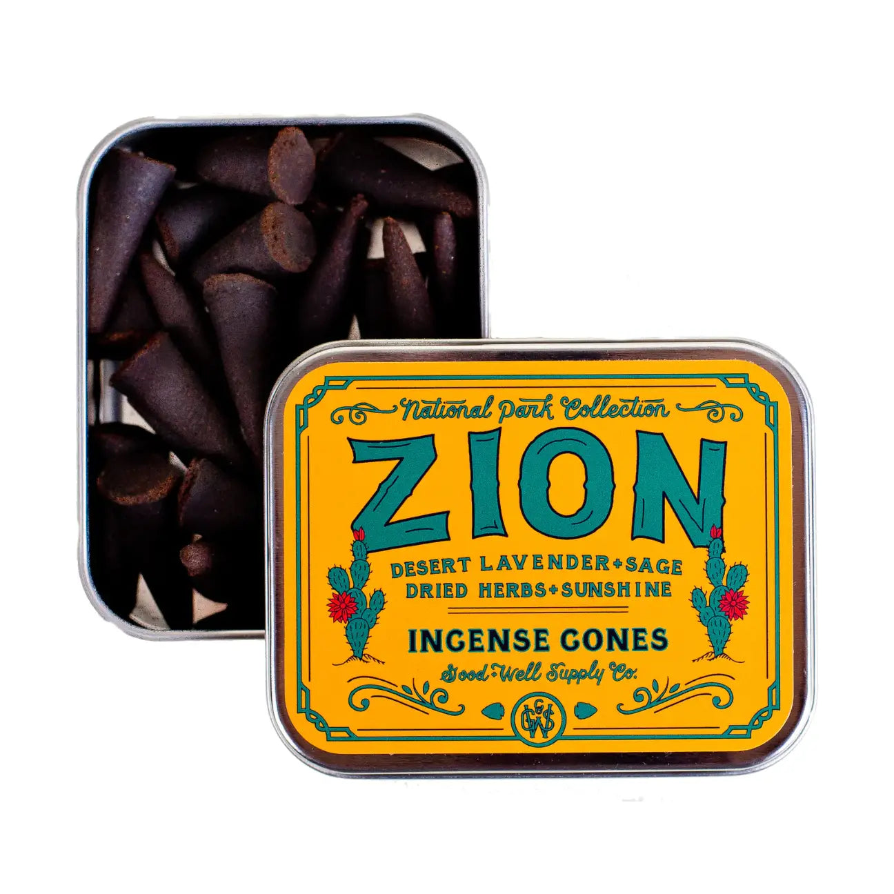 Incense Cones in Tin