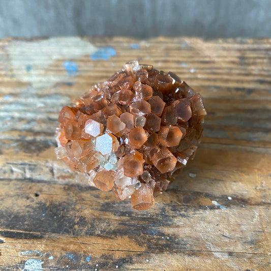 Red Aragonite Crystal